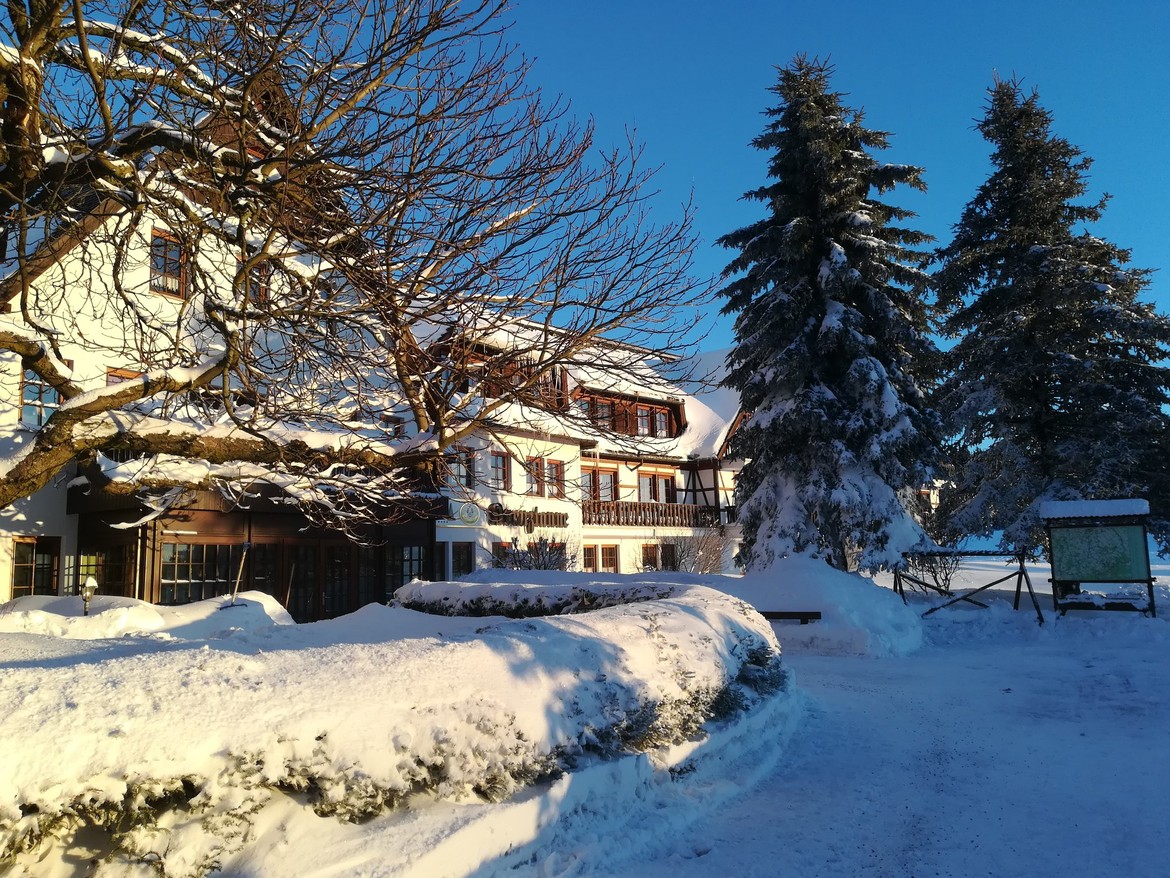 Ook hotel de Kreuztanne**** volop in de sneeuw