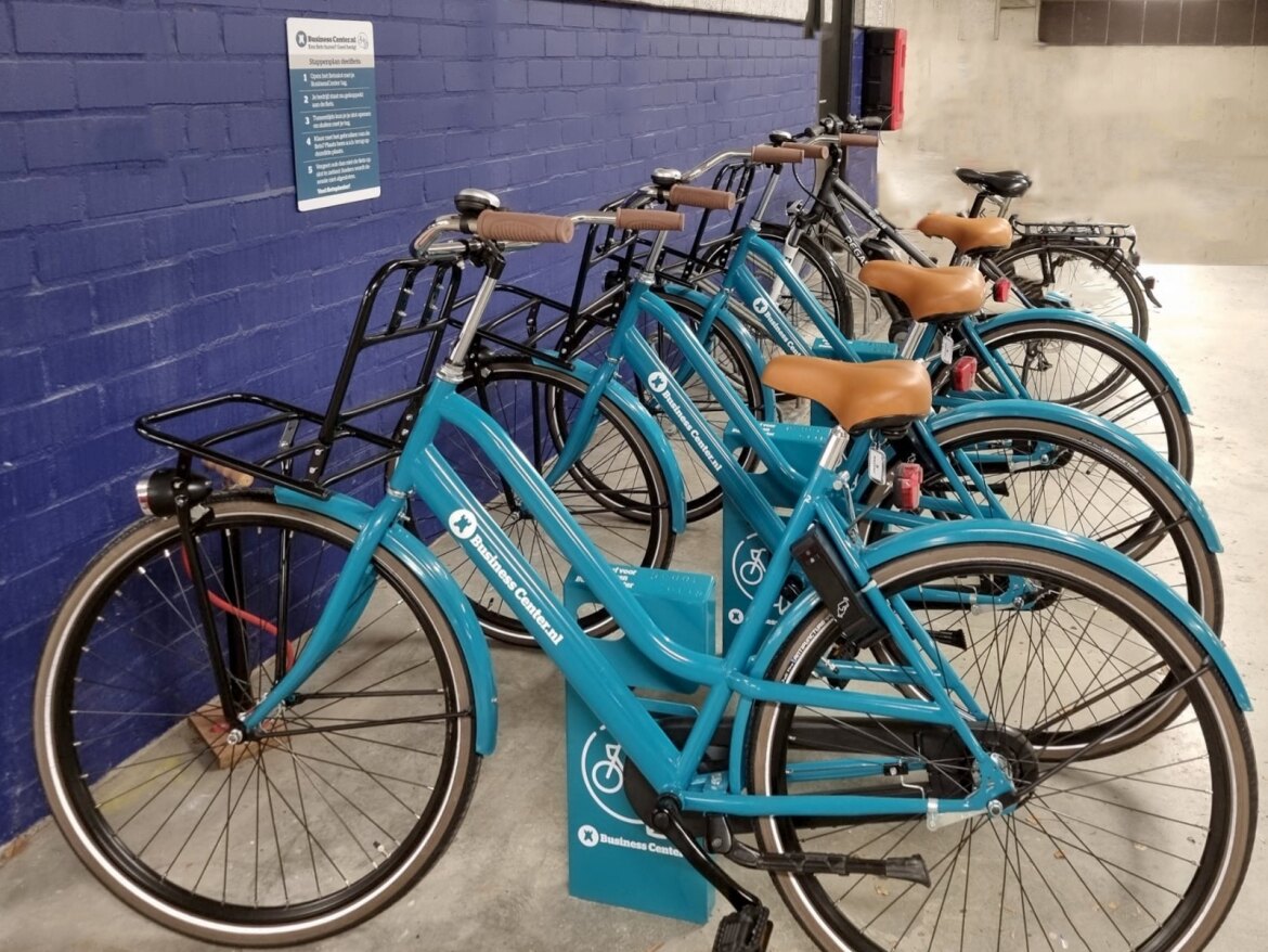 Op kantoor en even op de fiets naar de stad?