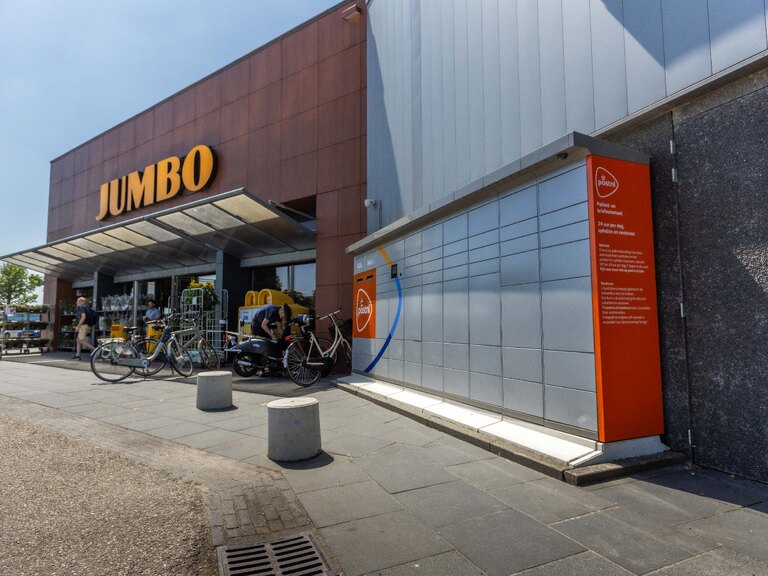 Jumbo en pakketkast